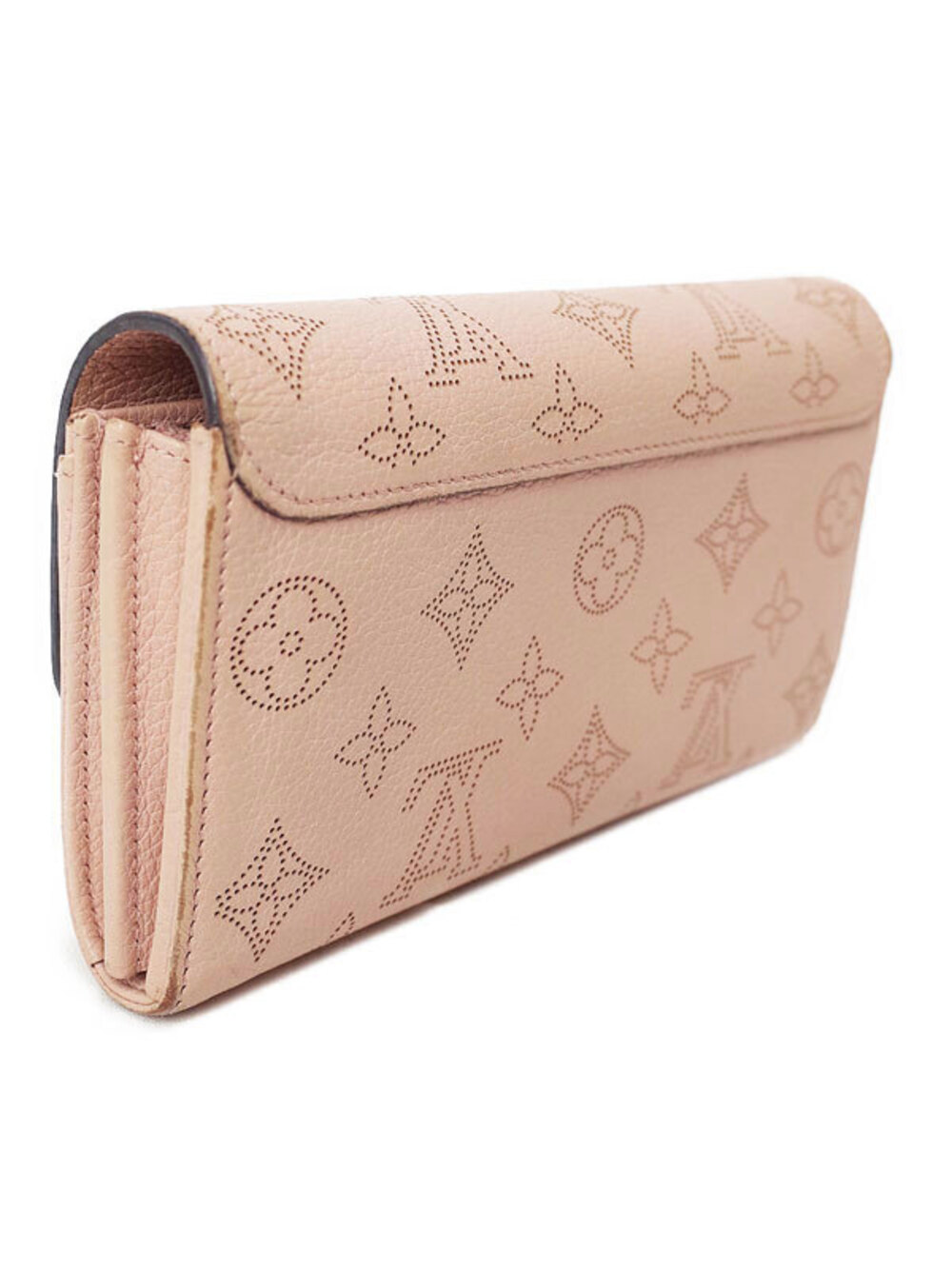 Louis Vuitton Iris Wallet Mahina Portefeuille Bi Long fold Black
